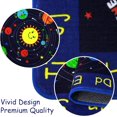 thumbnail image 6 of Area Rug 5x7 Solar System Play Rug Baby Playroom Mat Soft Non Slip Nursery Play Mat Galaxy Outer Space Educational Rug for Kids Bedroom Nursery Playroom Classroom, 5' x 7', 6 of 9