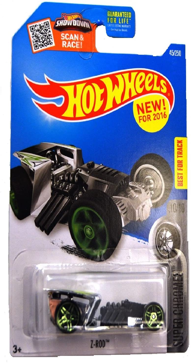 HOT WHEELS SUPER CHROMES 10/10 ZROD 45/250 SHOWDOWN INTERNATIONAL CARD