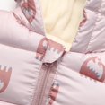 thumbnail image 5 of Usaibhir Baby Snowsuit Baby Printed Winter Clothes Hooded Warm Outfits Zipper Romper Coat Jumpsuit 0-12 Months, 5 of 9