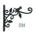 thumbnail image 2 of Outdoor Planter Hangers Hook, Easy Installation Hanging Plant Bracket Iron Wide Application Sturdy  for Wind Chimes, 2 of 8