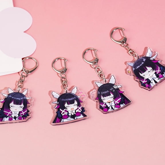 Columbina Genshin Impact Acrylic Keychain - 4 Adorable Designs! (1 keychain)