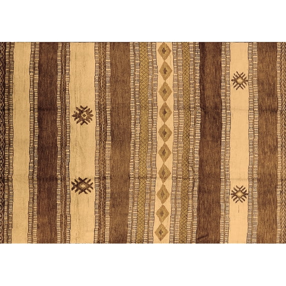 Ahgly Company Indoor Rectangle Southwestern Brown Country Area Rugs, 2' x 3'
