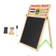 thumbnail image 4 of Pizarra Blanca De Caballete De Arte, Tablero De Dibujo Multifuncional De Doble Cara Para Escribir Para El Cálculo Aritmético Graffiti Para Niños Y Niñas ANGGREK Standing Whiteboard Chalkboard, 4 of 8