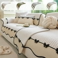 thumbnail image 7 of Sofa Cushion, Non-Slip Seat Cover, Thickened And Warm Winter Sofa Cushion, Butterflies-Edge Quilted Straight-Rows Sofa Fixed Cover, 7 of 7