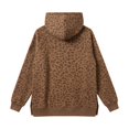 thumbnail image 5 of Likimi Womens Hoodies With Pocket Long Sleeve Leopard Print Side Split Hooded Sweatshirt For Women Fashion Pullover Tops Size 2Xl, 5 of 5