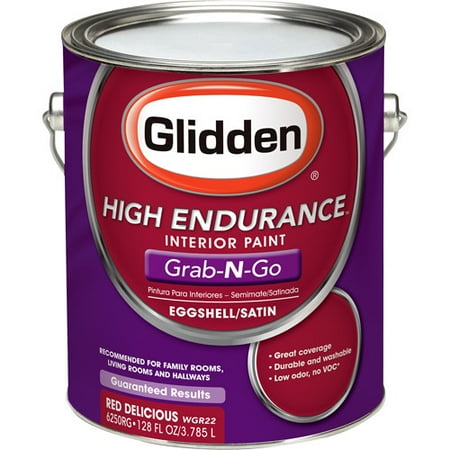 Glidden High Endurance Grab N Go Interior Eggshell Satin Red Glidden High Endurance Grab N Go Interior Eggshell Satin Red Delicious