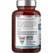 Health Genesis Nicotinamide 500 mg 100 Veggie Caps | Flush-Free Niacin Skin NAD+