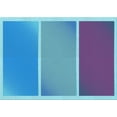 thumbnail image 1 of Ahgly Company Machine Washable Indoor Rectangle Transitional Bright Turquoise Blue Area Rugs, 2' x 5', 1 of 7