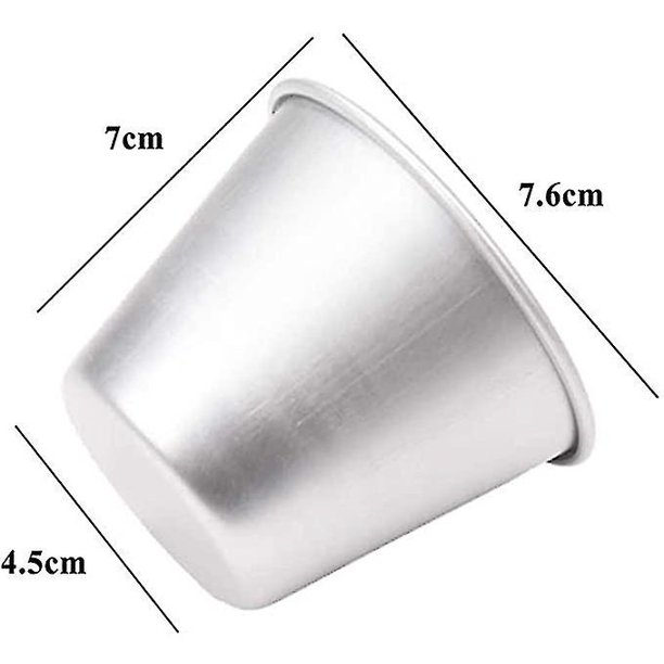 Pudding Moulds, Mini Pudding Basins, Aluminium Dariole Moulds, Non