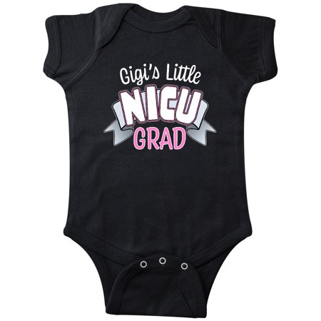 

Inktastic Gigi s Little Nicu Grad in Pink with Banner Gift Baby Boy or Baby Girl Bodysuit