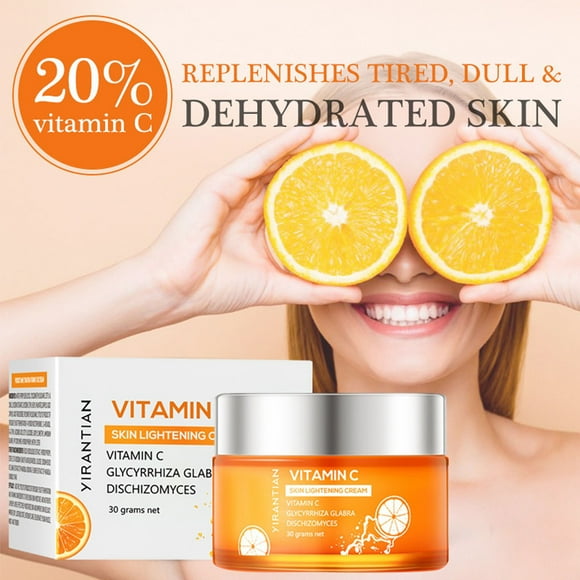 Lydiaunistar Beauty Personal Care Clearance : VC Brightening Face Cream - Hydrating Moisturizer, Pore Minimizer, Anti-Aging, Skin Tightening & Illuminating, 30g