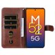 thumbnail image 5 of Estuche de Cuero PU con Cierre para Samsung Galaxy M52 5G , Funda Protectora con Billetera y Correa, 5 of 6