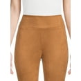 thumbnail image 3 of The Pioneer Woman Faux Suede Leggings, 27” Inseam, Sizes XS-XXL, Women’s, 3 of 5