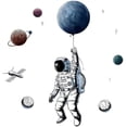 thumbnail image 1 of Wall Sticker Astronaut Wall Stickers Outer Space Planet Decorative Stickers Baby Room Wall Decals Home Decor Wall Decals, 1 of 4