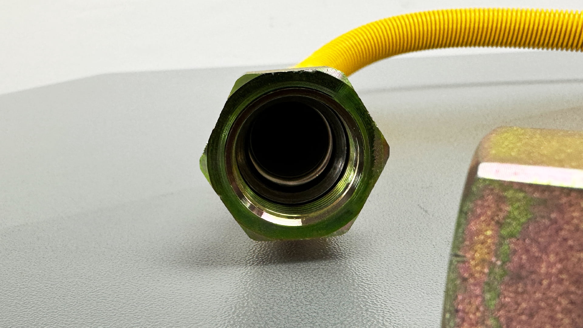 Elite Kitchen Gas Connector Hose Kit, Stainless Steel 3/4'' Gas Line Connector