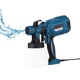 thumbnail image 1 of Mistaha Electric Paint Sprayer with Adjustable Pressure and Three Spray Patterns - Portable High-Performance Sprayer for Furniture, Walls, Doors, and More - 800ml/min Flow Rate - Red/Blue - 110V US, 1 of 6