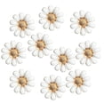 thumbnail image 2 of 10pcs m Aleación Margarita Flor Botones Resultados Joyería Fabricación de Accesorios BLESIY Resultados de la joyería de la manera, 2 of 8
