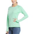 thumbnail image 2 of czcpp-Women's UPF 50+ Sun Protection Shirt Long Sleeve SPF UV Shirt Rash Guard Swim Hiking Fishing Tops Lightweight, 2 of 4