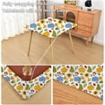 thumbnail image 2 of Thanksgiving Pumpkins Fitted Tablecloth with Elastic for 34x34 inch Square Folding Tables Washable Stretchy Spandex Card Table Covers Cloth Fall Fabric Table Cloths Not Vinyl, 2 of 4