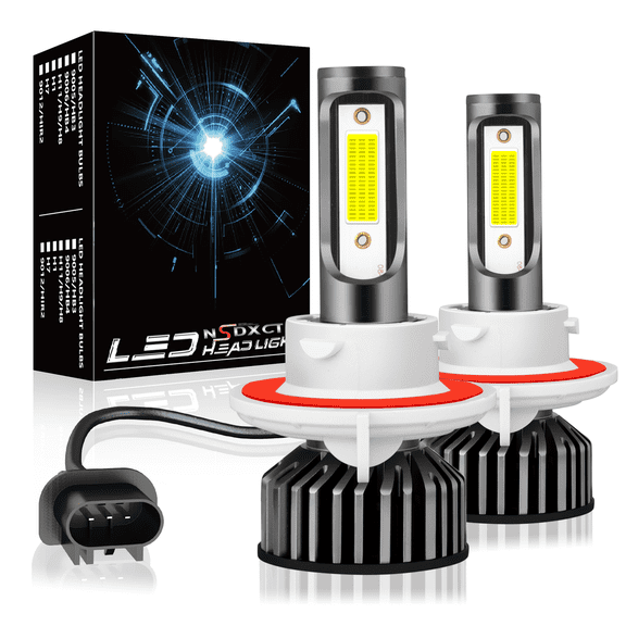 NSDXCT 2x H13/9008 LED Headlight Bulb High Low Beam 4800LM 6000k for 2004-2012 Nissan Sentra