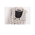 thumbnail image 5 of HH TRAF 2024 Otoño Invierno Moda Mujer Chaleco a cuadros Cuello cuadrado Slim Suit Chaleco Tops Mujer Viajes Oficina Señora Camiseta sin mangas femenina, 5 of 5