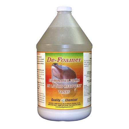 Defoamer - Instantly removes foam from Hot Tubs - 1 gallon (128 (Best Product To Remove Soap Scum From Glass Shower Doors)