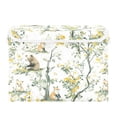 thumbnail image 7 of Yayeee Collapsible Cube Storage Bin with Lid Fabric Closet Decorative Basket with Handles, Watercolor Forest Animals, 7 of 7