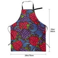 thumbnail image 5 of Lsque Wild Berries Waterproof Apron Chef Aprons for Men Heavy Duty Chemical Work Apron Extra Long Grilling Aprons with Adjustable Bib Apron, 5 of 9