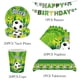 thumbnail image 4 of Decoración para fiesta de cumpleaños de fútbol, vajilla con temática deportiva de fútbol para niños, juego de vasos, platos, pancartas y globos para recuerdo de niño, 4 of 5