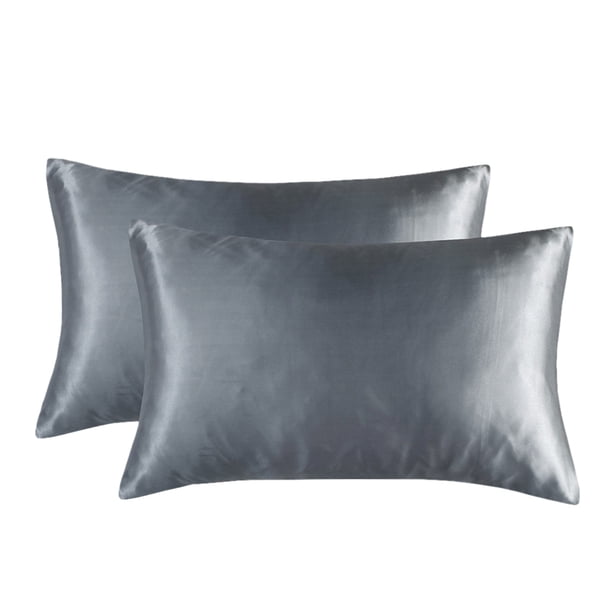 Pulgadas Paquete 20x26 Fundas de satén Juego de fundas de almohada 2 estándar 2 de satén y para el cabello y la piel Textiles para el hogar