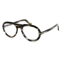 thumbnail image 1 of Tom Ford FT5756-B 056 Men's Havana/Other Pilot Frame Eyeglasses, 1 of 2