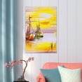 thumbnail image 5 of Poster Prints Wall Paper Art Decor Oil Painting Vintage Sailing Boat Sea Ocean Sunset 16x24 inch Photo Picture Poster for Home Bedroom Living Room Kitchen, 5 of 7