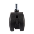 thumbnail image 2 of Furniture Swivel Locking Caster 8mm Screw Stem 2-inch Dia Wheel Black, 2 of 7