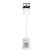 Singing Machine Portable Bluetooth Karaoke System w/2 Wireless Mics & Stand, ISM2040, White