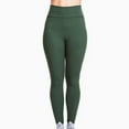thumbnail image 2 of ATENAR Leggings for Women,Green Leggings Women,Comfort Fit,Polyester,Spandex,S, 2 of 4