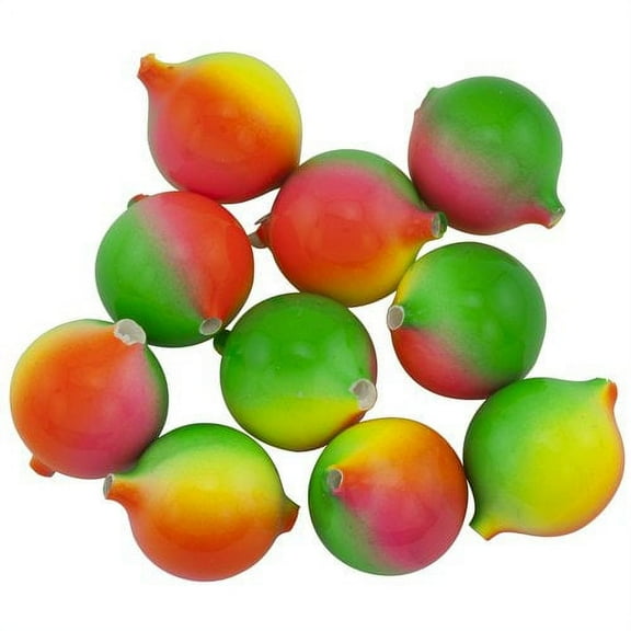 Yakima Bait Worden's Original Lil' Corky 1/2" Drift Bobbers, Sherbet, Size 8, 14 mm, 10 Count