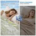 thumbnail image 2 of Sage Green Cooling Blanket,Lightweight Breathable Summer Throw Blanket with Double Sided Cold Effect,Boho Retro Decorative Abstract Floral Ethnic Picnic Blankets Bed Sheet for Hot Sleepers 40"x60", 2 of 8