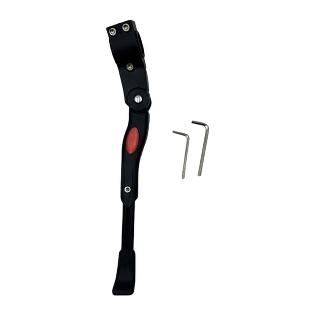 Almencla Kickstand for 26" Bikes Cycling Parking Bracket Rear Side Kick Stand Black