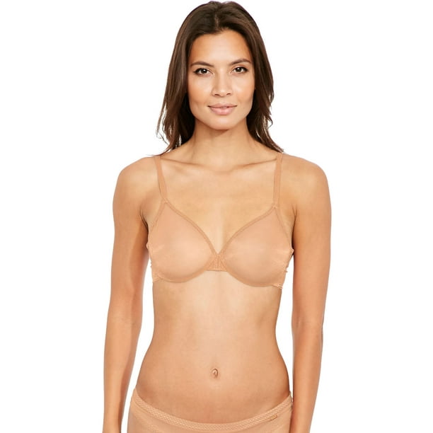 Gossard Womens Glossies Sheer Moulded Bra, 38DD, Nude 