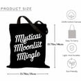 thumbnail image 2 of Mystical Moonlit Mingle Or Teach Retro Halloween Teacher Women Men Costume Canvas Bag 2Pcs, 2 of 5