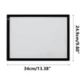 thumbnail image 3 of Portable A4 Tracing LED Copy Board Light Box Slim Light Pad USB Power Copy Drawing Board Tracing Light Board for Artists Designing Animation Sketching, Electronics Gadgets, 3 of 6