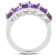thumbnail image 3 of Sterling Silver 3 1/3ct TW Amethyst Ring, 3 of 4