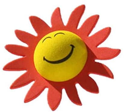 Car Truck Yellow Face Sun Sunshine Sunflower Antenna Pen Topper Aerial Ball New 