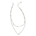 thumbnail image 2 of Collar de gargantilla Yinane cadena en Capas plata, 2 of 8