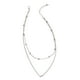 thumbnail image 2 of Collar Fernando Gargantilla Collar Cadena en Capas Colgante Bohemio Plata, 2 of 8