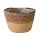 thumbnail image 5 of Cesta de plantador tejido Cesta de almacenamiento decorativo Cesta redonda Caneta de plantas de planta Contenedor de planta para el césped del porche S, 5 of 8