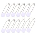 thumbnail image 3 of CRAFTHROU 50 Pcs Épingle de Sécurité Blanche en Plastique pour Lessive pour Parents, 3 of 7