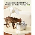 thumbnail image 2 of Filtro inalámbrico para fuente de agua para gatos APD APEDDOLA, 4 L, paquete de 8, 2 of 8