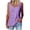 Pink, variant on Staron Summer Casual Sequin Tops for Women Round Neck Sleeveless Relaxed Fashion Party Tank Top, Gray L