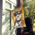 thumbnail image 2 of Carolines Treasures CK1833CHF Fall Leaves Schnauzer 2 Flag Canvas House Size  Large multicolor, 2 of 4